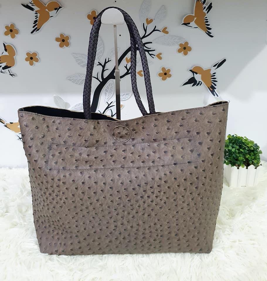Vintage Ostrich skin bag, Women's Fashion, Bags & Wallets, Tote Bags on  Carousell