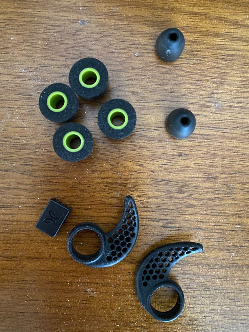 Jaybird X3 comply foam ear tips and fin. Misodiko tip M Audio