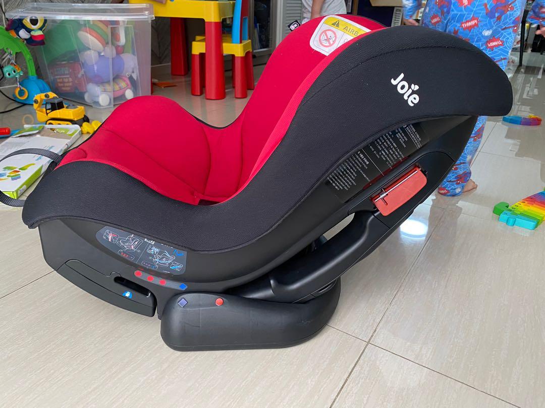 Joie tilt red car seat, Babies & Kids, Going Out, Car Seats on Carousell