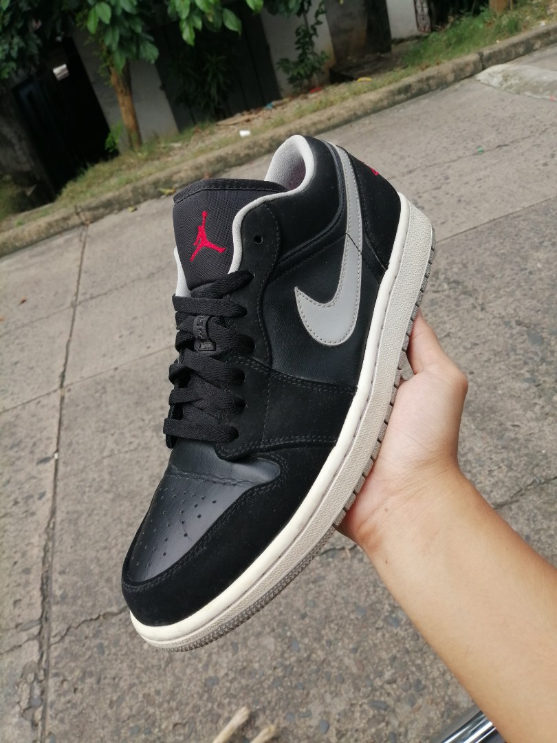 Jordan 1 low black wolf grey new arrivals