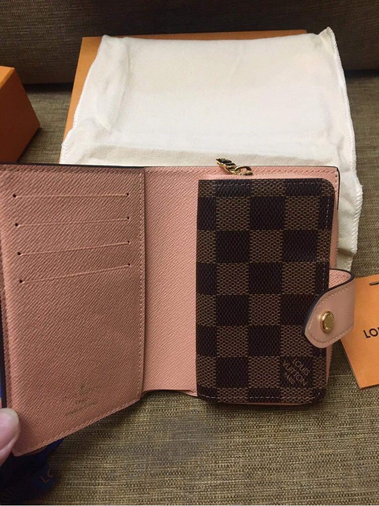 Brown Louis Vuitton Monogram Portefeuille Juliette Small Wallets