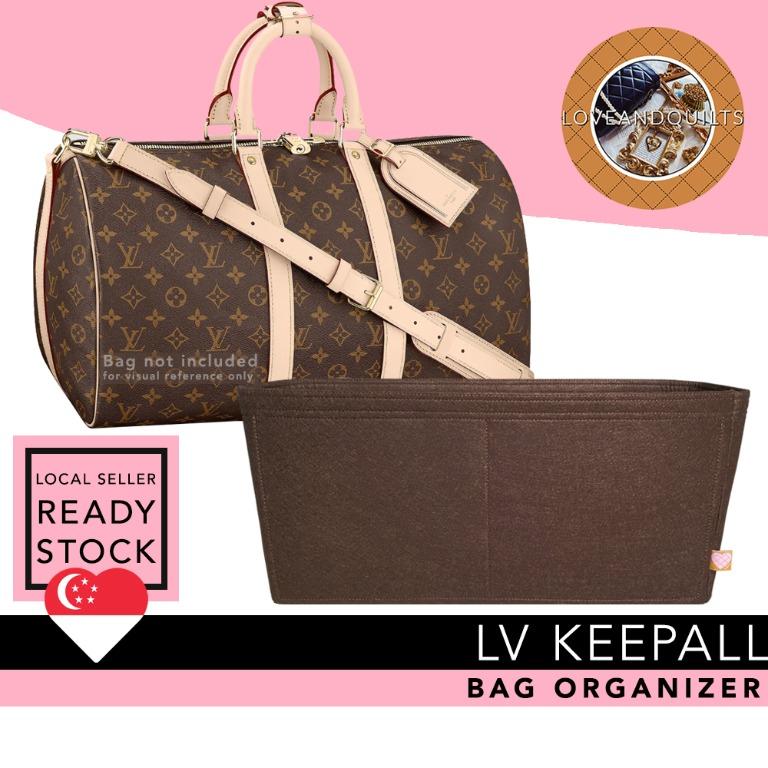 For Travel organizer insert bag Organizer for LV Keepall 50 Black