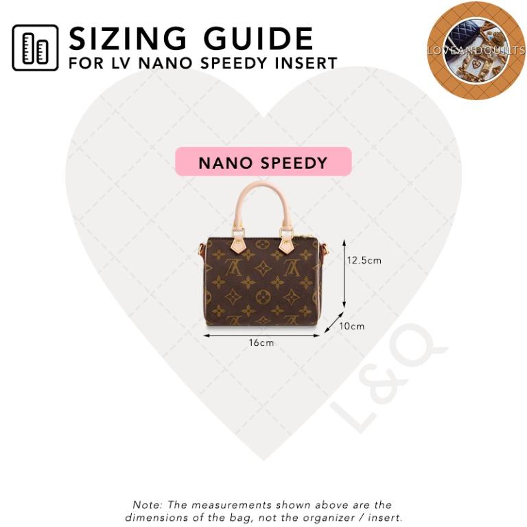 Speedy 25 / 30 / Nano Speedy Felt Insert / Organizer/ Shaper / 