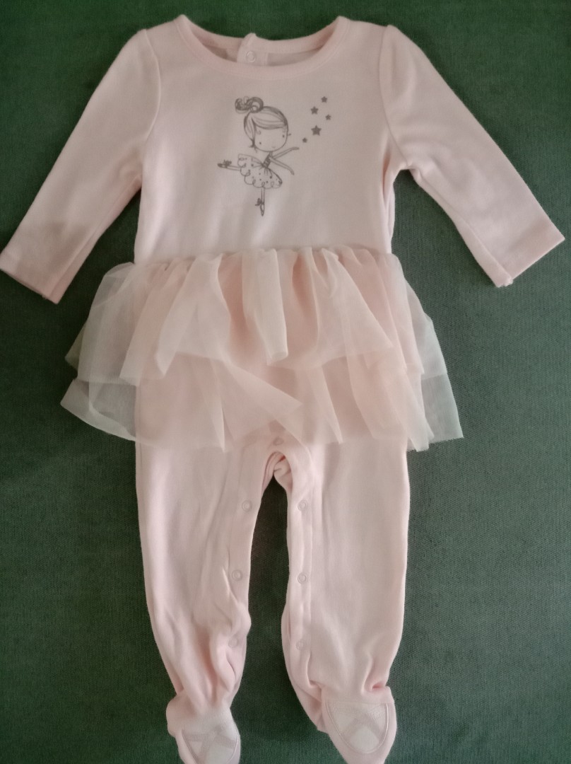 Baby girl shop tutu sleepsuit