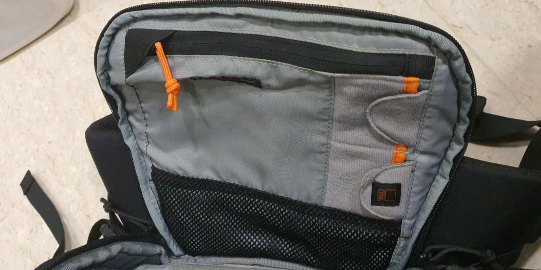 Lowepro camera backpack (Category: Camera Bags & Carriers) located in Singapore. Submitted by shaazhar79 (Listing ID 1107401600, Image 5). Description: Lowepro camera backpack. Great for wedding, adventure, hiking photography. A lot of compartments for accessories. Quick camera access on the side. We'll take care off no damages..