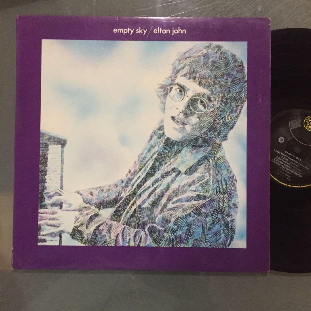 Lp Elton John Empty Sky Music Media Cd S Dvd S Other Media On Carousell