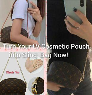 Louis Vuitton Easy Pouch On Strap in Crème, Luxury, Bags & Wallets on  Carousell