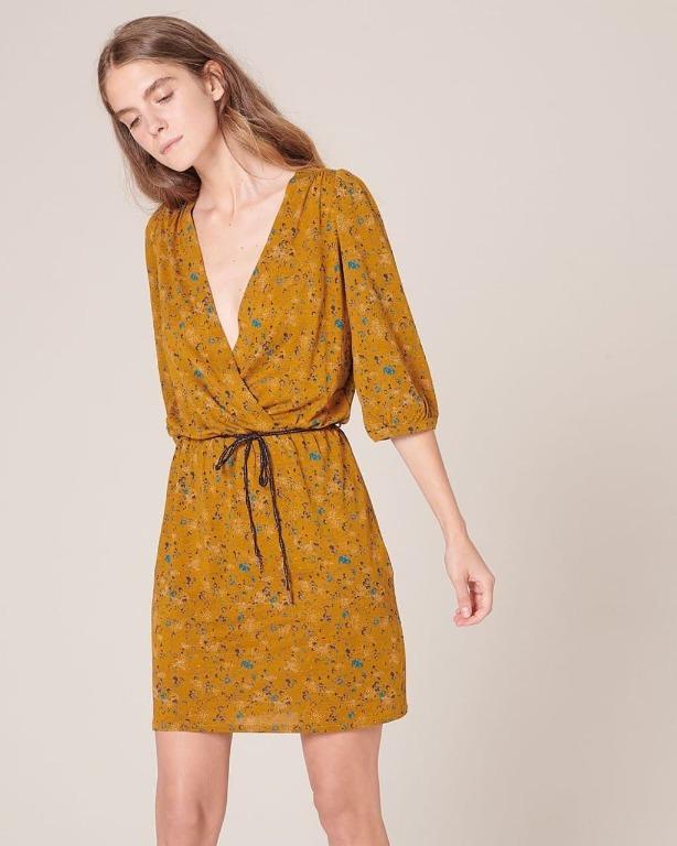 Sessun Marie Rosie Sustainable Wrap Dress in Vintage Rouje