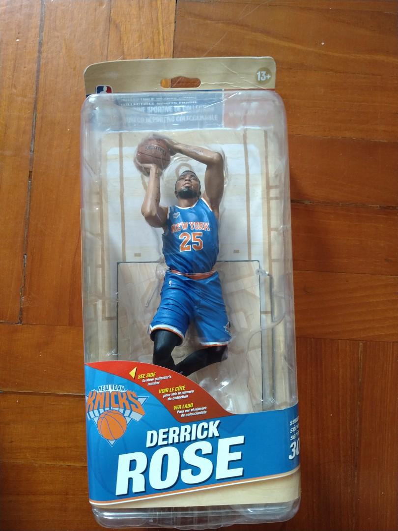 McFarlane NBA figure Derrick Rose, 興趣及遊戲, 玩具& 遊戲類- Carousell
