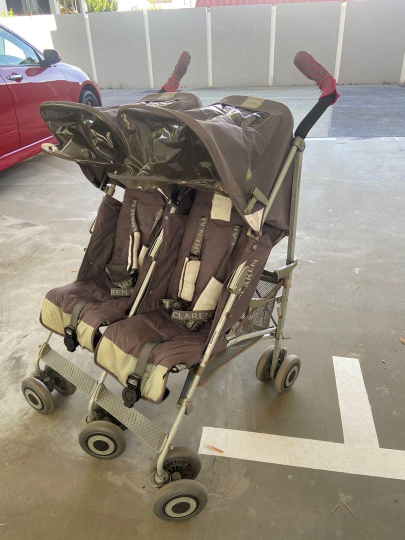 mclaren side by side stroller