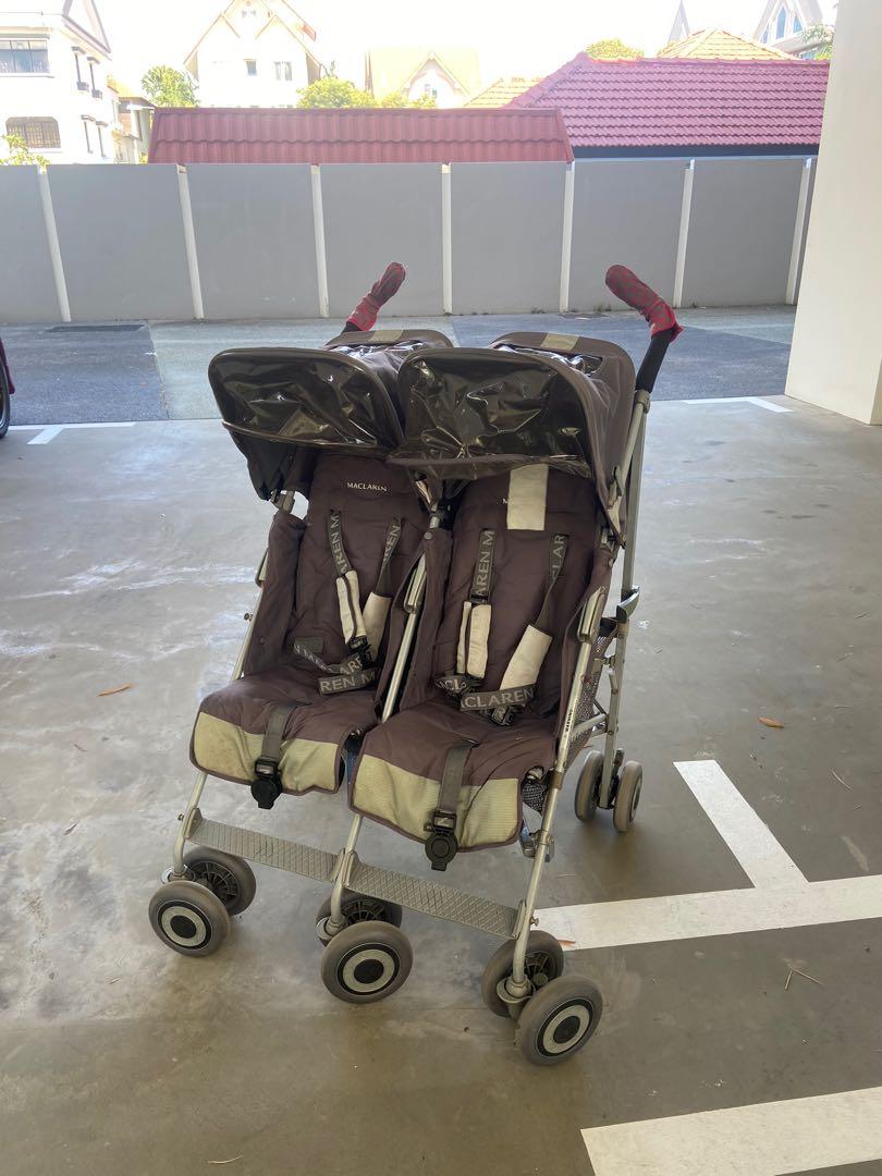 mclaren side by side stroller