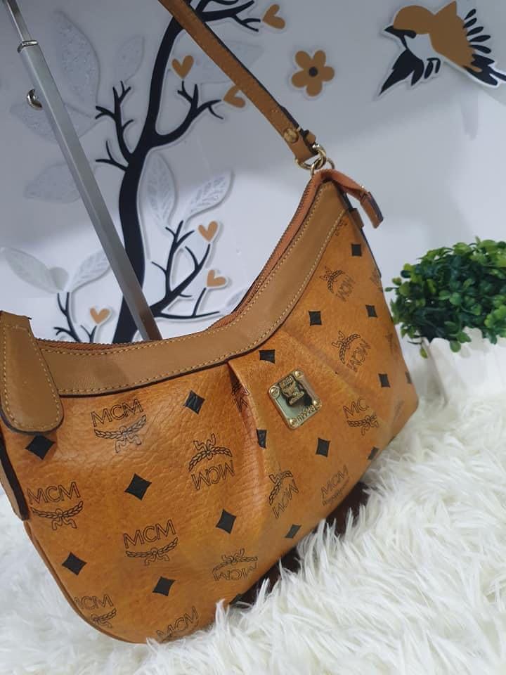 Rush Sale ‼️Authentic MCM Cognac Medium Two Way Bag, Luxury, Bags & Wallets  on Carousell