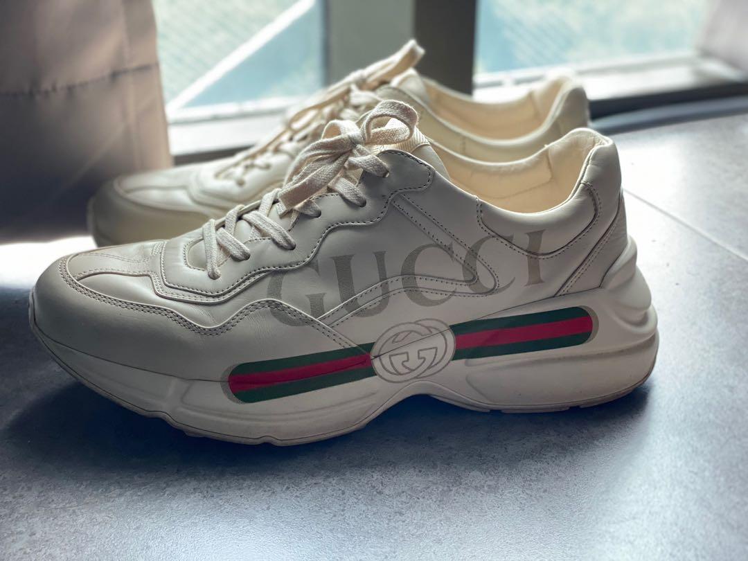 Men s Gucci rhyton leather sneaker Men s Fashion Footwear