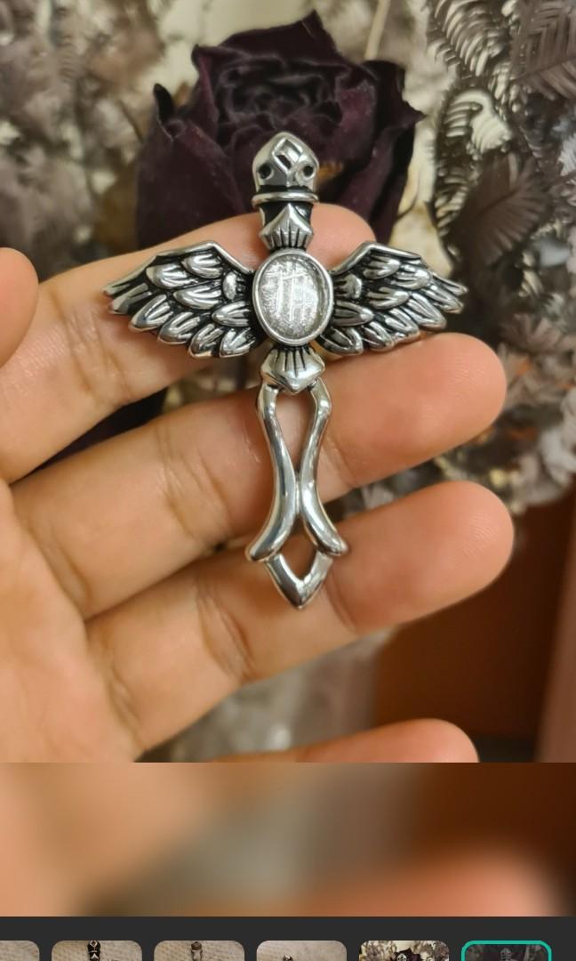 Meteorite cross pendant new arrivals