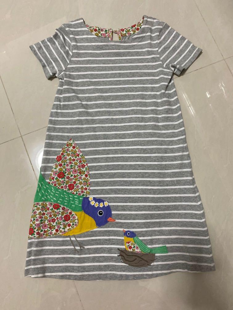 Mini boden bird dress cheap