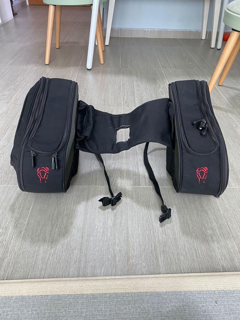 Motorbike saddlebags BagsConnection Blaze H, Motorcycles, Motorcycle