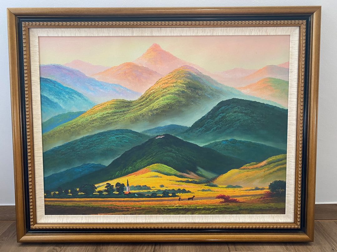 Mountain Painting Fengshui, Furniture & Home Living, Home Decor