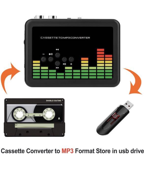 MYPIN Cassette to MP3 Converter, USB to MP3 cassette converter