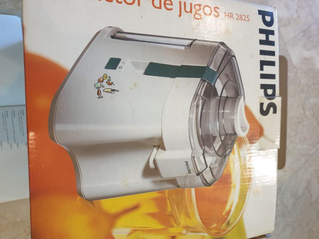 Never used Philips juice extractor packaging slightly stained, TV \u0026 Home  Appliances, Other Home Appliances on Carousell