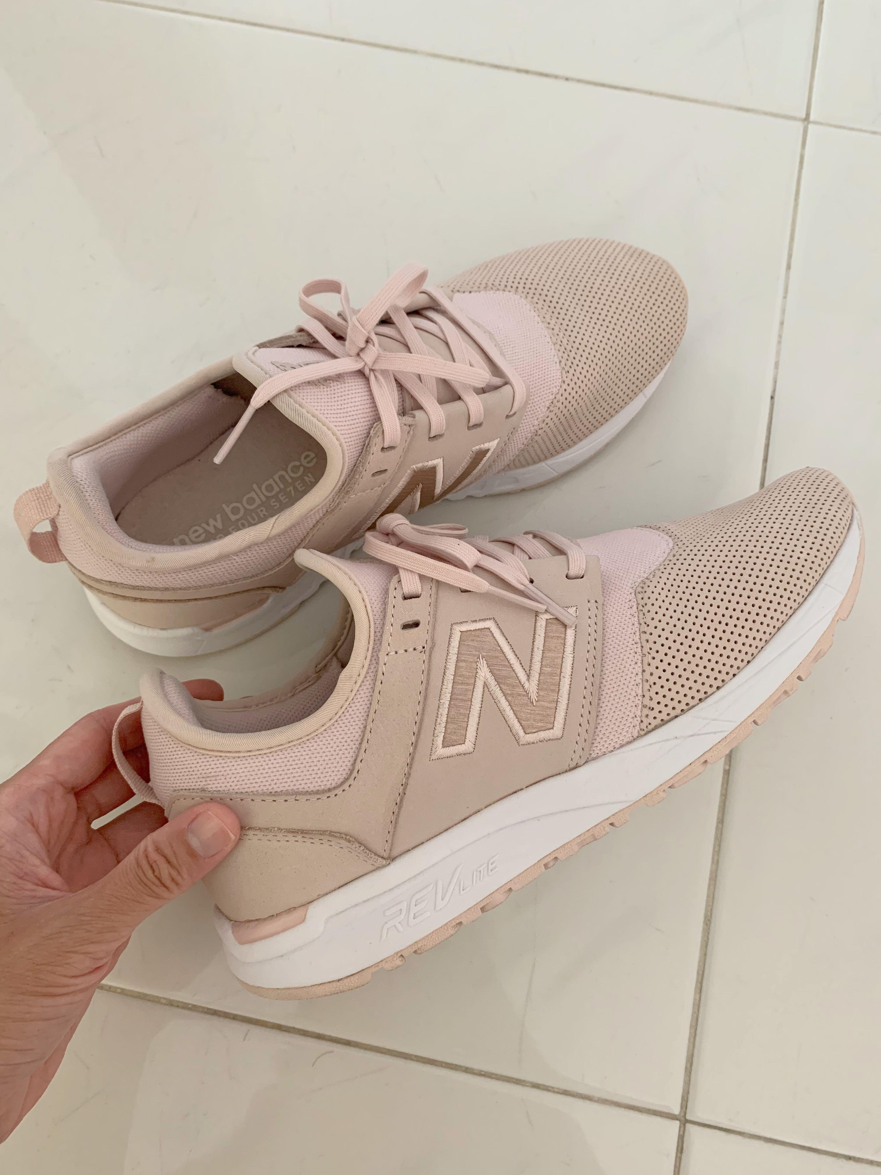New Balance 247 Blush Pink Sneakers Size EUR39, Women's Fashion, Footwear,  Sneakers on Carousell
