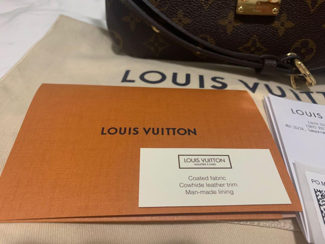 Authentic Louis Vuitton Metis Monogram M40781 With Invoice Guaranteed Tote  LD674
