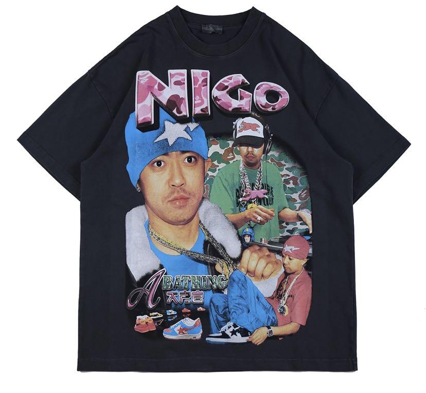 Nigo Bape Shirt Rap Tee Sz L Deadstock I Know Nigo