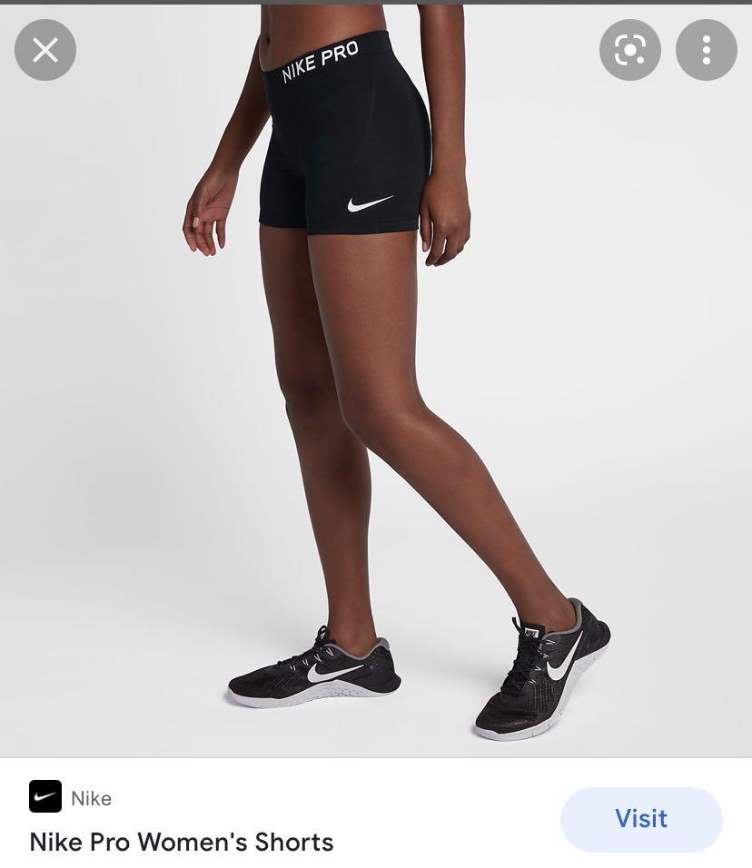 Nike Pro training shorts for women