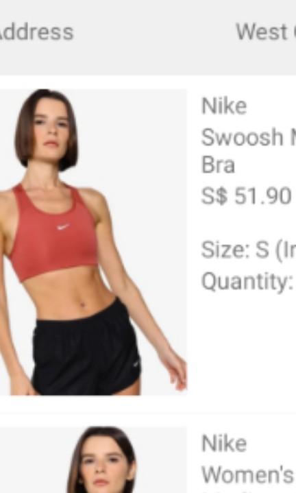 Nike Swoosh Medium-Support Sports Bra - Women's 