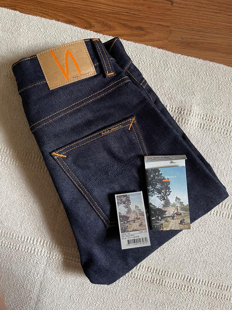 Nudie grim tim organic dry navy clearance
