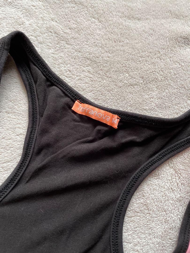 One-piece racerback (Category: Sleeveless) located in Makati City. Submitted by argin (Listing ID 1107301657, Image 2). Description: Cotton Body fitting Slightly stretchable With snap buttons at crotch FLAWS: No major issues, only signs of usage RFS: Decluttering .