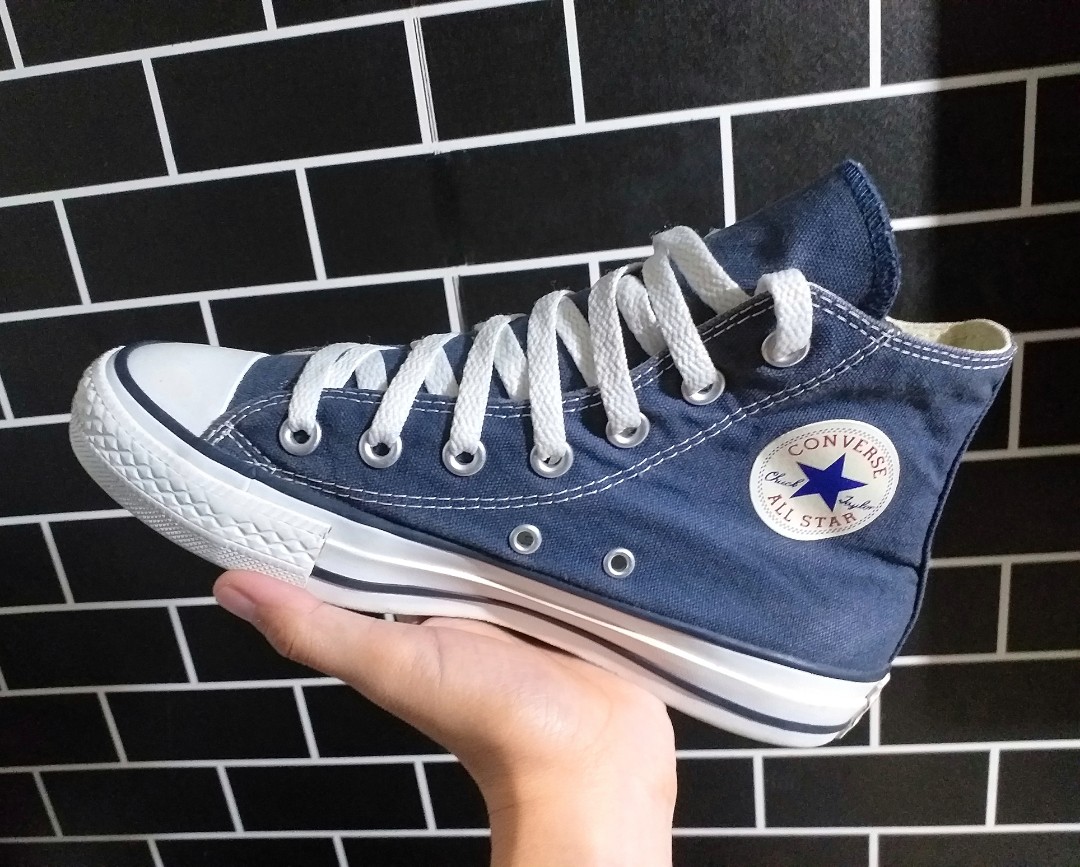 Original Converse Chuck Taylor Hi top Navy, Women's Fashion, Footwear ...