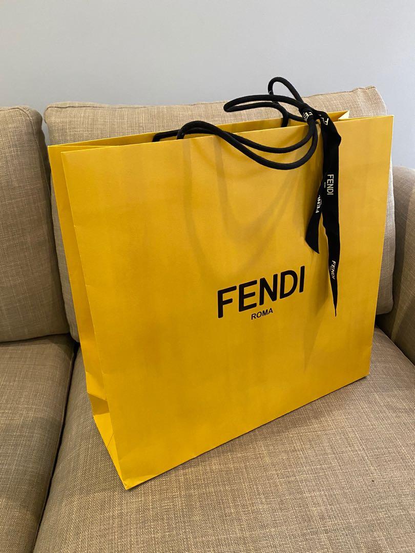Original Fendi Paper Bag, Luxury, Bags & Wallets on Carousell