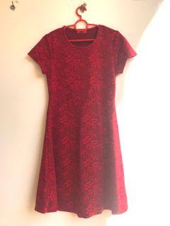 Padini Red tea dress