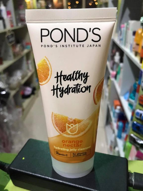 PONDS Orange Nectar Jelly Cleanser with Vitamin C for Hydrated Skin100g, Beauty & Personal Care