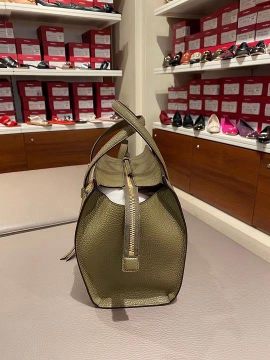 Ferragamo amy sales double handle bag
