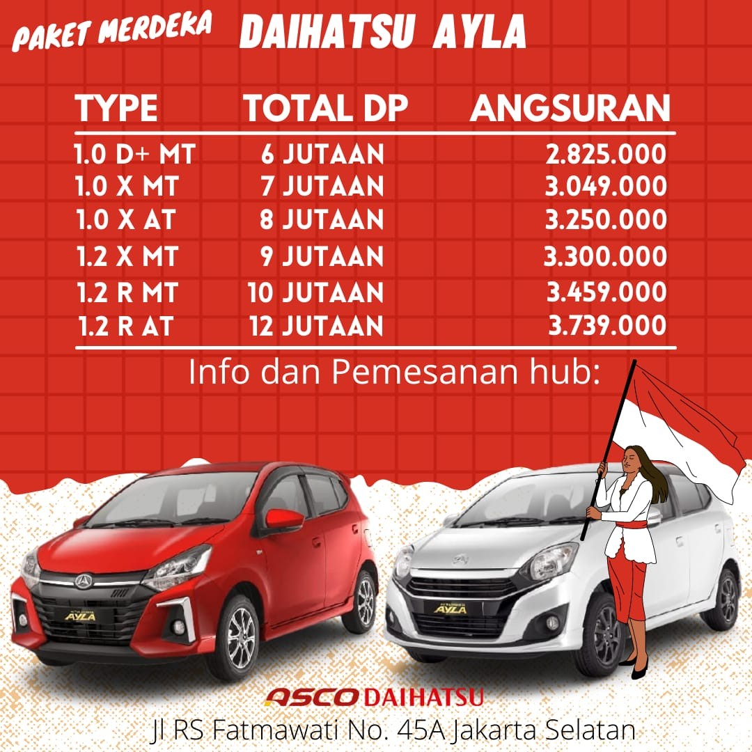 Promo ayla dp ringan, Mobil & Motor, Mobil untuk Dijual di ...