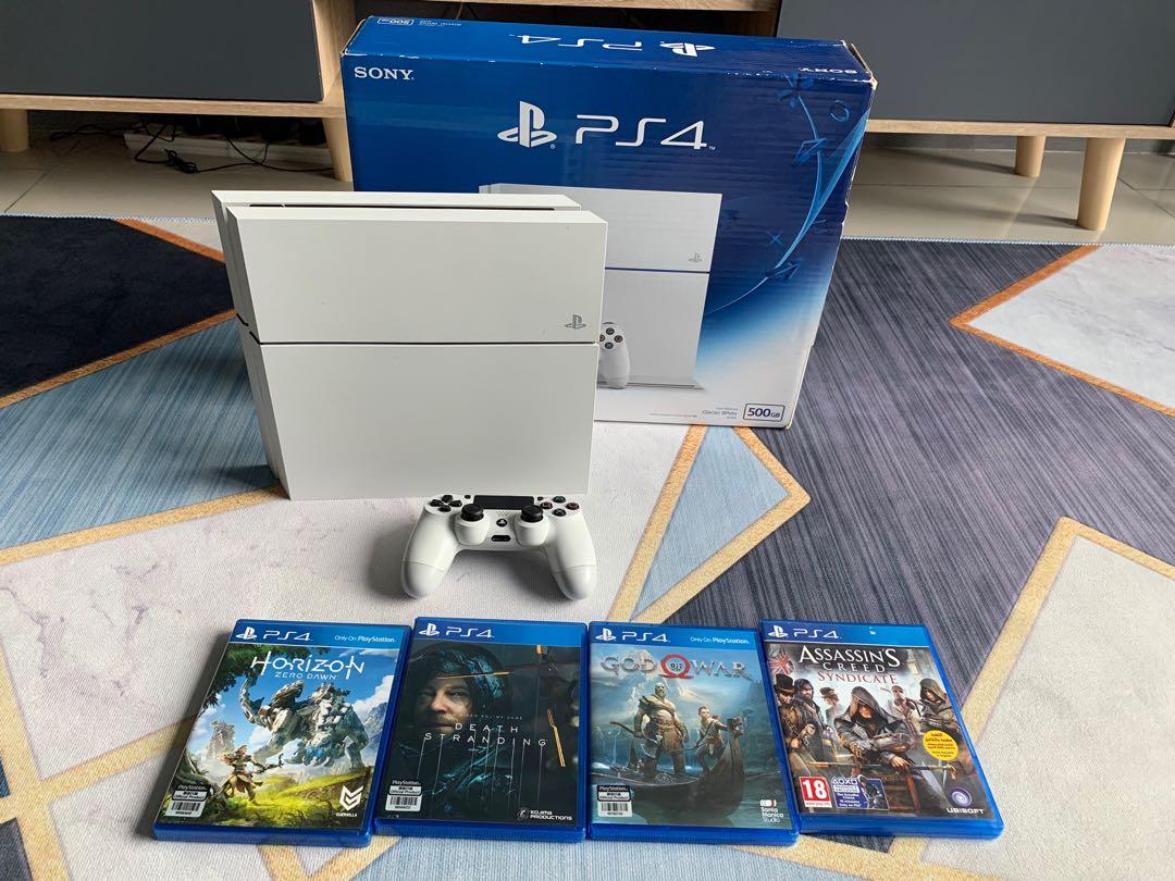 PS4 Fat Limited Edition Glacier White Video Gaming Video Game