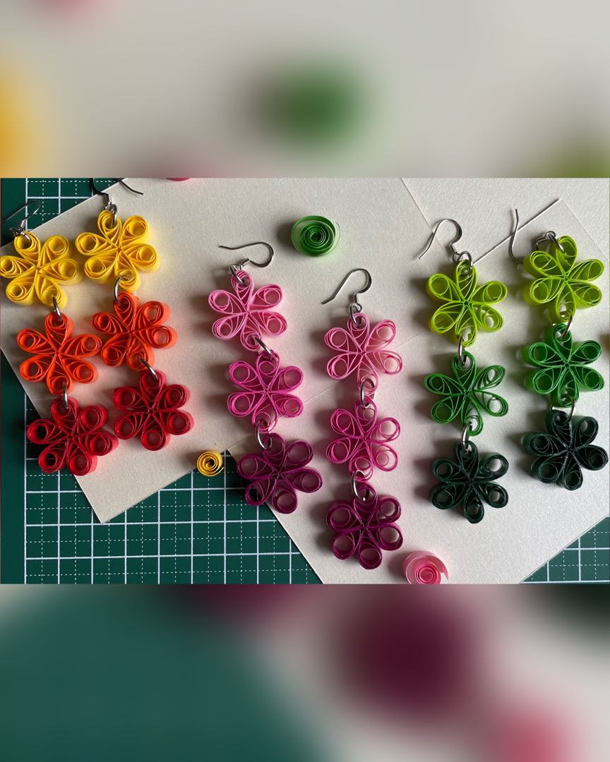 Quilling sales craft earrings