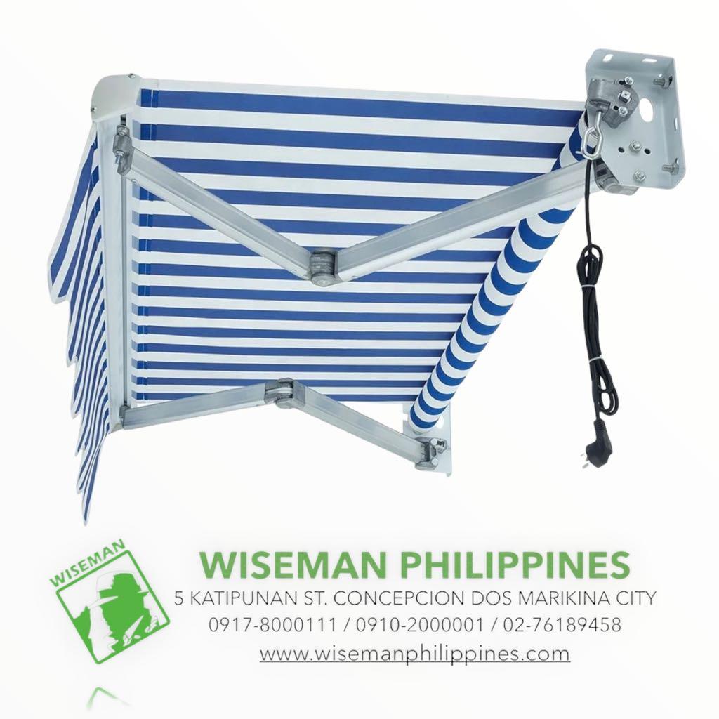 Retractable Awning (Category: Home Improvement Tools & Accessories) located in Marikina City. Submitted by wisemanphilippines (Listing ID 1017958288, Image 2). Description: UPDATED (AUGUST 2021) Sizes and prices: 5x3.5 meters - 13500 5x3 meters - 12500 4x3.5 meters - 10500 4x3 meters - 9500 4x2.5 meters - 8500 4x2meters - 8000 3.5x3 meters - 9000 3x2 meters - 7000 2.5x2 meters - 6500 2x1.5 meters - 5500 1.5x1 meters - 5000 MOTORIZED +5000 for fas