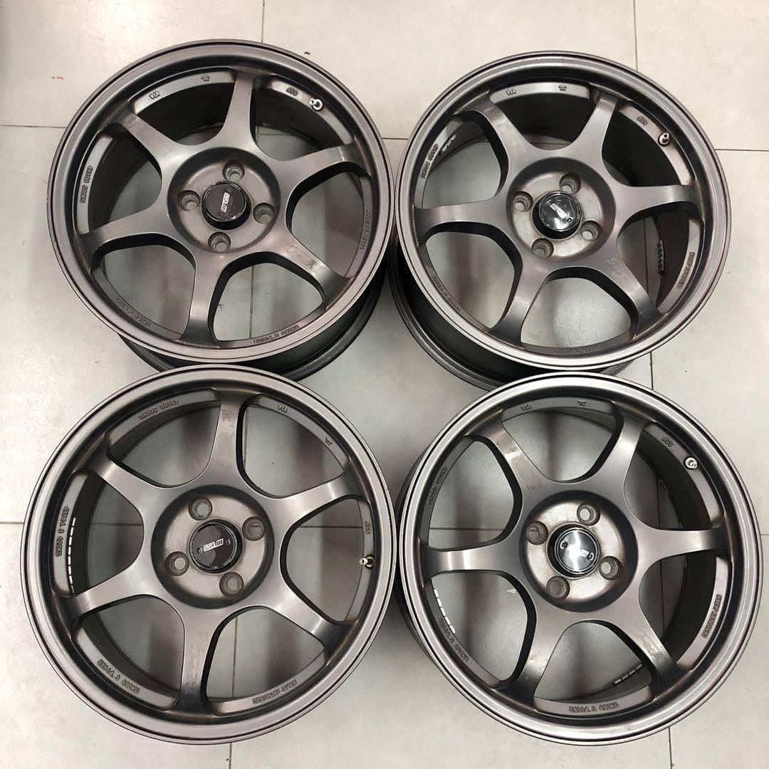 超格安一点 15インチ 4本セット タイプC 仕上がっ ホイール SSR 7J 5穴 42 タイヤ・ホイール