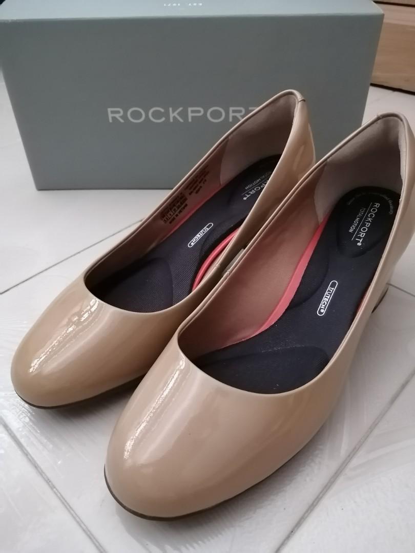 Rockport nude pumps shoes total motion collection