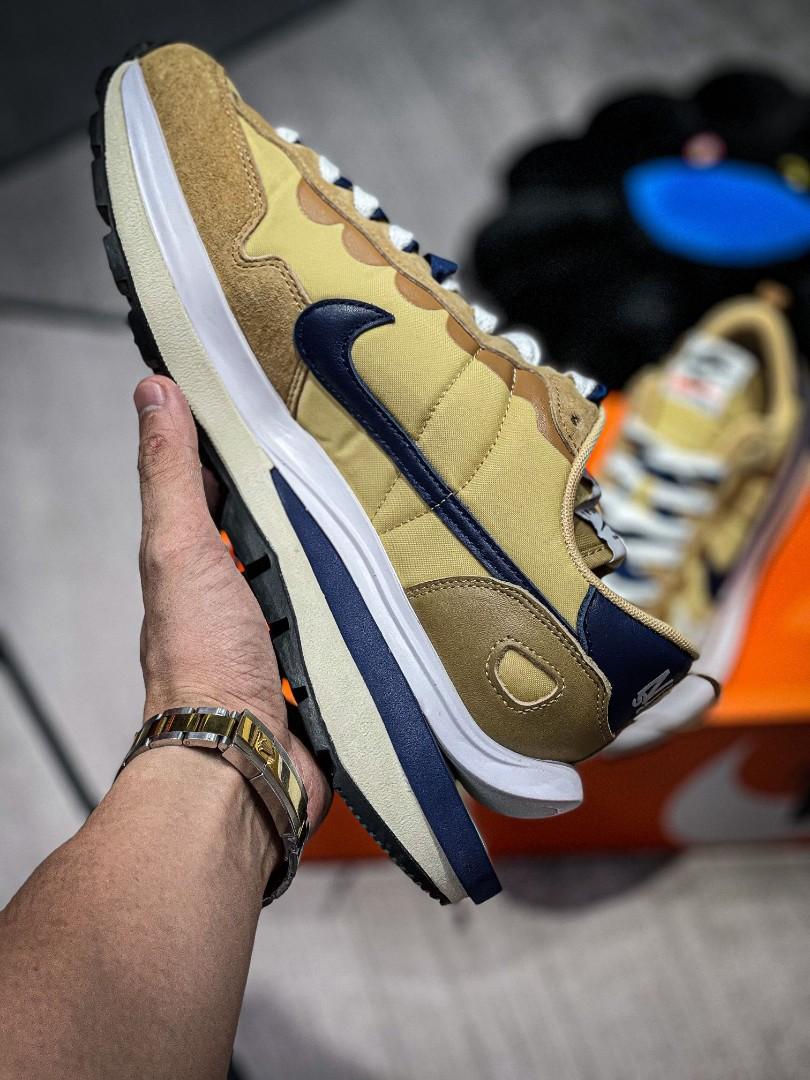 Sacai x Nike VaporWaffle “Sesame Blue Void” (2021) DD1875-200