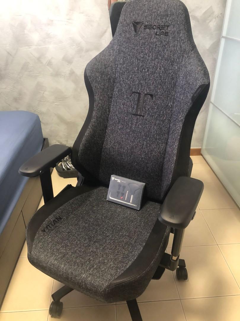 Secretlab Titan 2020 Softweave Black3 Furniture Home Living Furniture Chairs on Carousell