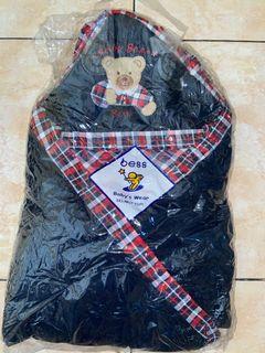 Selimut bayi pakai topi new