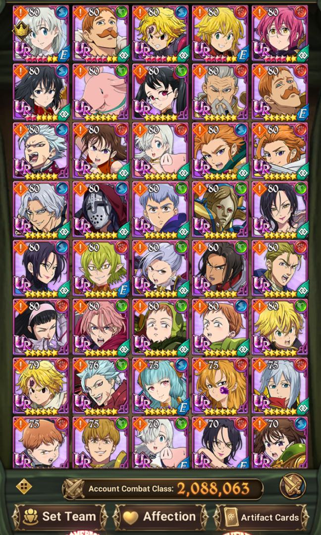 Seven Deadly Sins Account, Video Gaming, Gaming Accessories, Game Gift