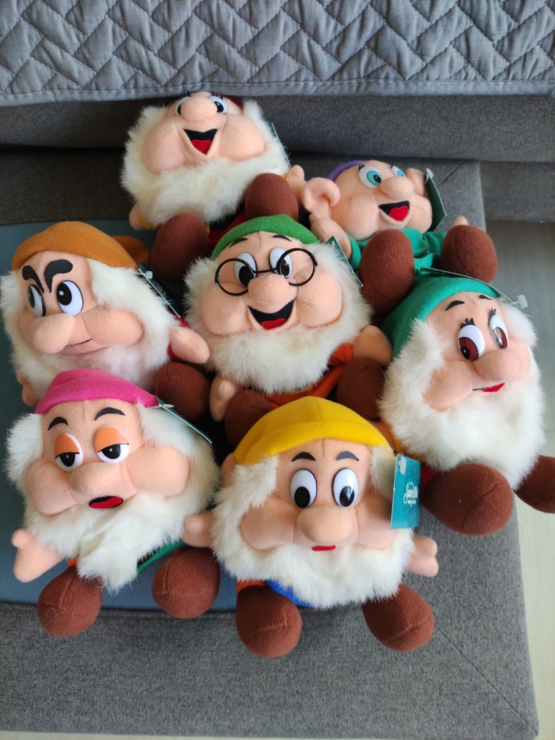 Disney seven dwarfs online soft toys