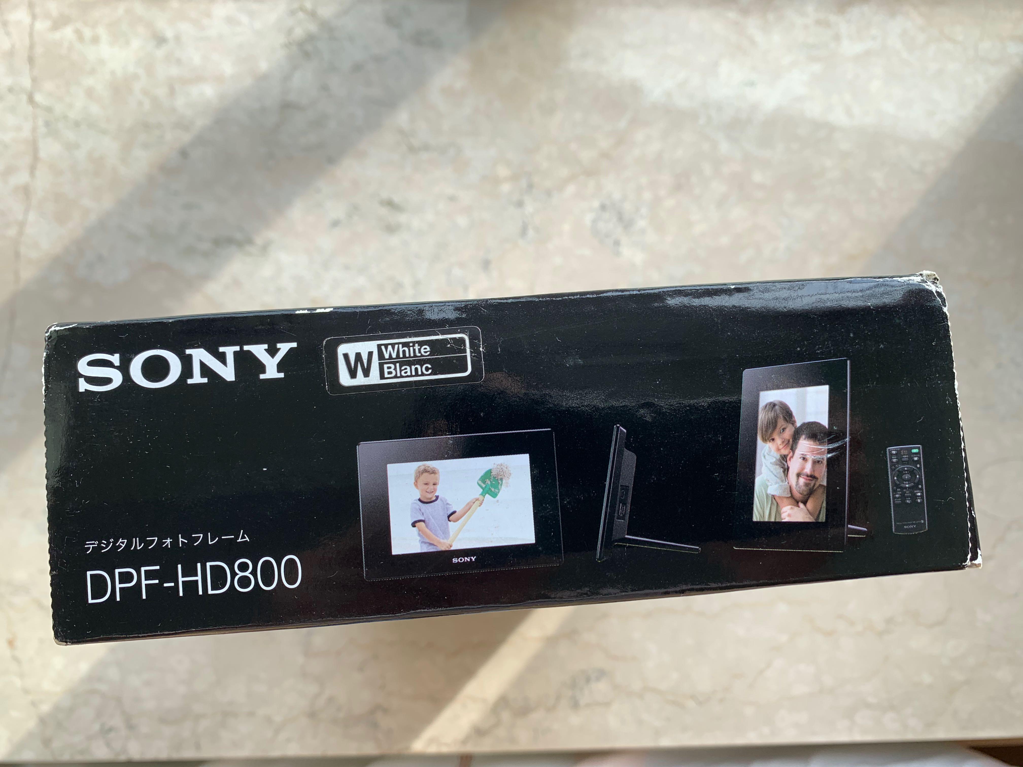 Sony S-Frame DPF-HD800 高清數碼相架, 攝影器材, 攝錄機- Carousell