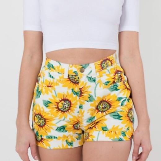High waisted sunflower shorts clearance
