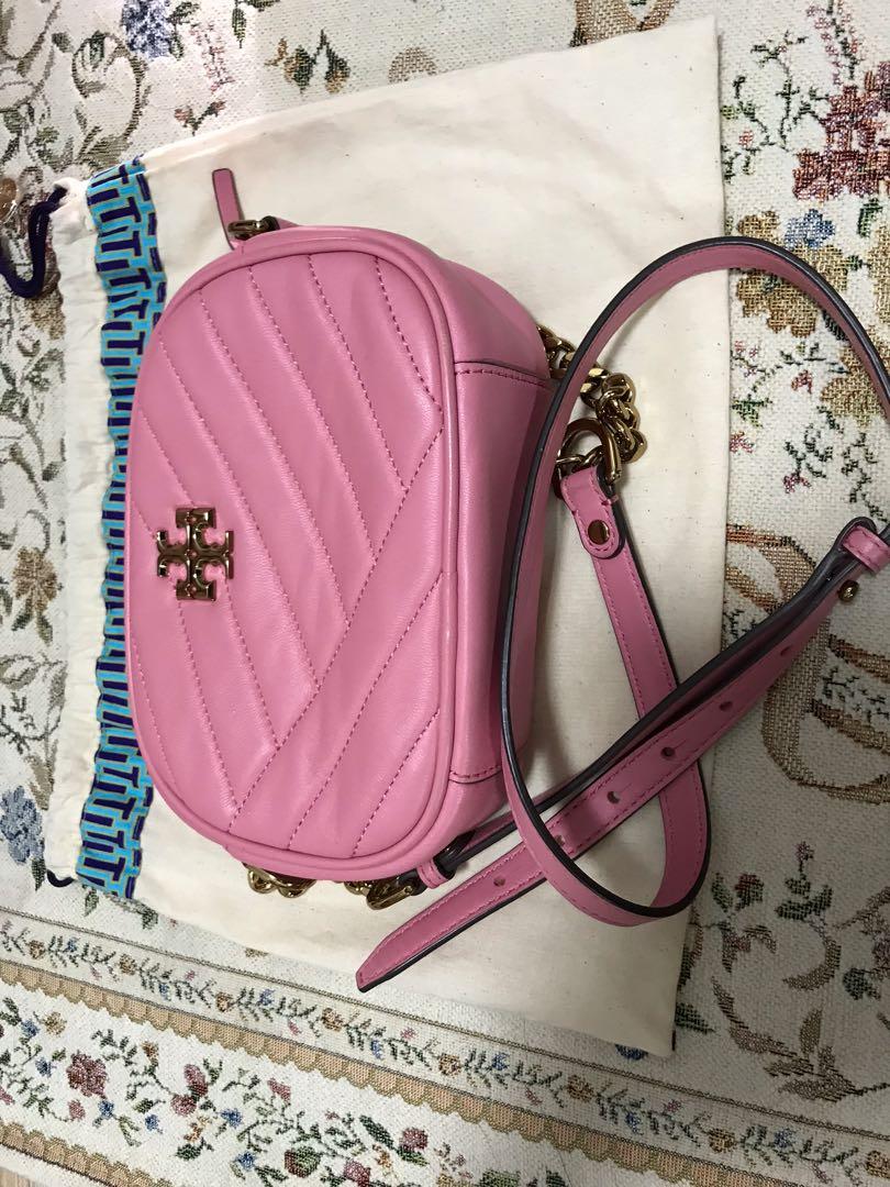 Tory Burch Kira chevron glazed leather convertible shoulderbag slingbag,  Women's Fashion, Bags & Wallets, Shoulder Bags on Carousell