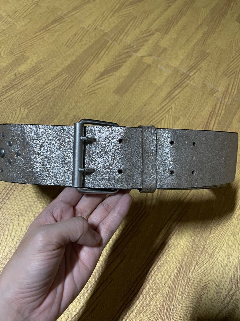 Topshop gold logo belt outlet